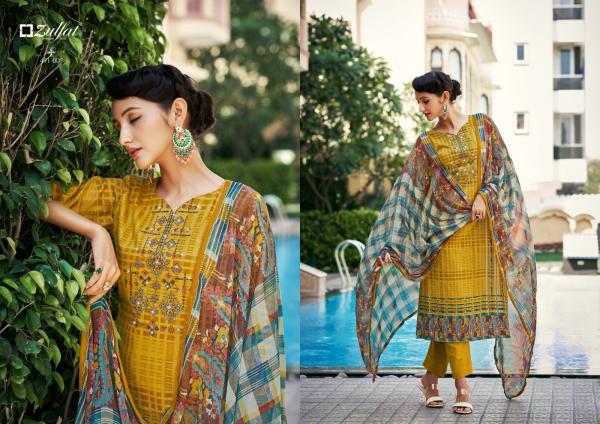 Zulfat Adaa Exclusive Cotton Designer Dress Material Collection